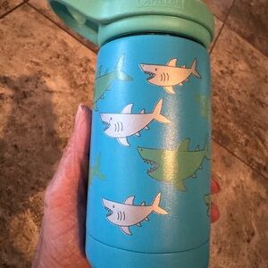 Camelbak Eddy+ Kids 12 oz Insulated Stainless Steel Bottle Shark Design